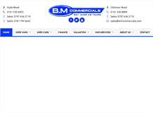 Tablet Screenshot of bmcommercials.co.uk